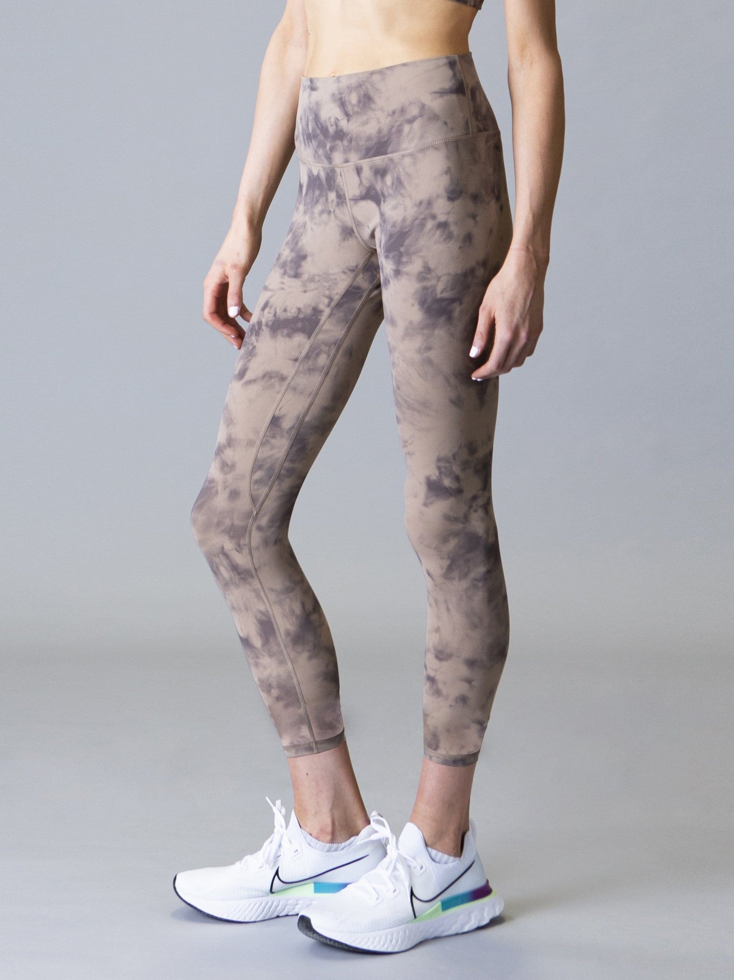 Shadow Tie Dye Leggings - Earth Essence - Best premium leggings, bra, t shirt, workout clothes, activewear, ARYA Athleisure , yoga clothes, gym clothes