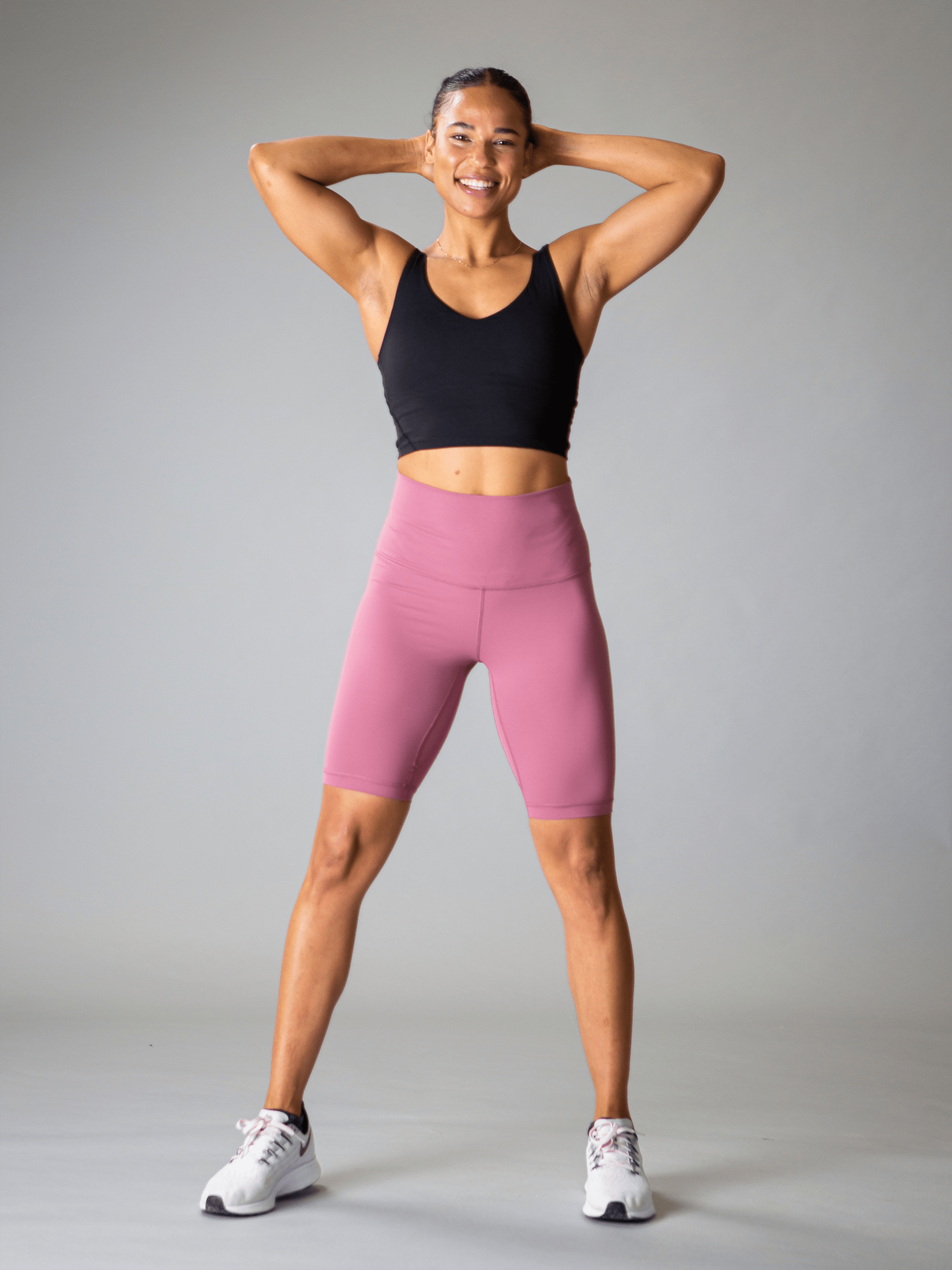 Cycling Shorts - Taffy - Best premium leggings, bra, t shirt, workout clothes, activewear, ARYA Athleisure , yoga clothes, gym clothes