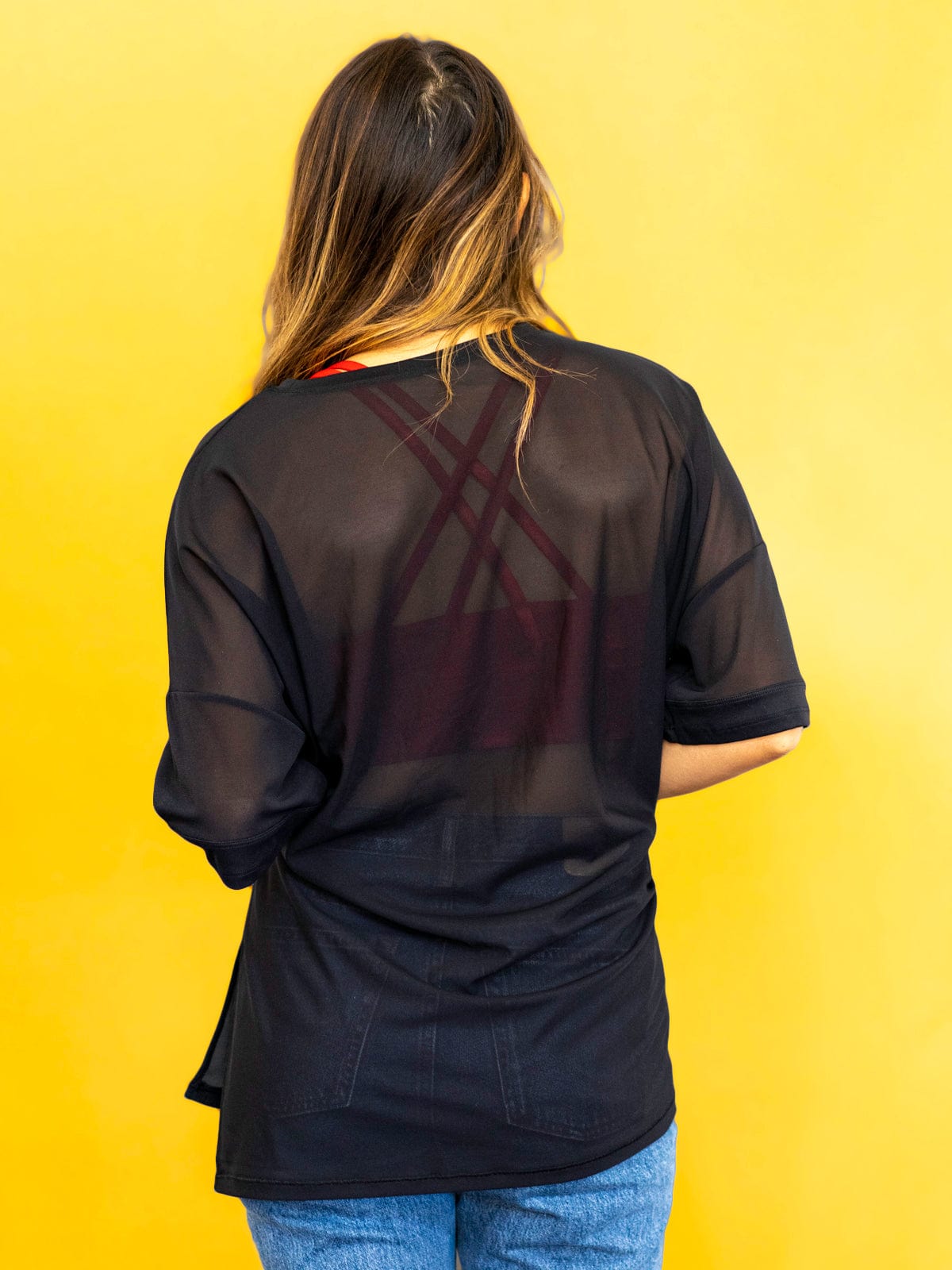 Oversized Barbados Top - Black - Best premium leggings, bra, t shirt, workout clothes, activewear, ARYA Athleisure , yoga clothes, gym clothes