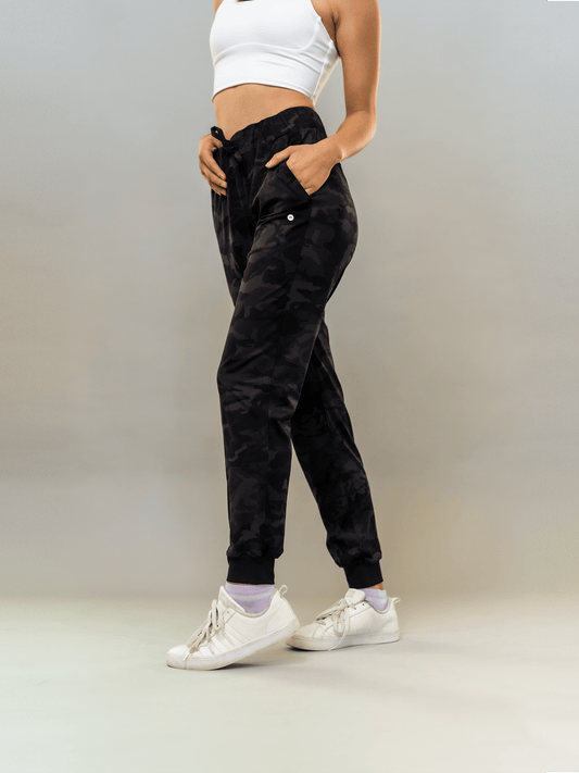 Brooklyn Joggers - Camo - Best premium leggings, bra, t shirt, workout clothes, activewear, ARYA Athleisure , yoga clothes, gym clothes