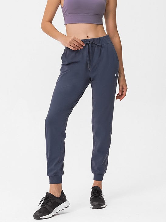 Brooklyn Joggers - Metal Blue - Best premium leggings, bra, t shirt, workout clothes, activewear, ARYA Athleisure , yoga clothes, gym clothes