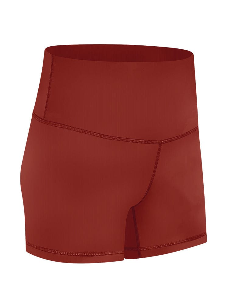 Queen's Shorts - Red Jam - Best premium leggings, bra, t shirt, workout clothes, activewear, ARYA Athleisure , yoga clothes, gym clothes