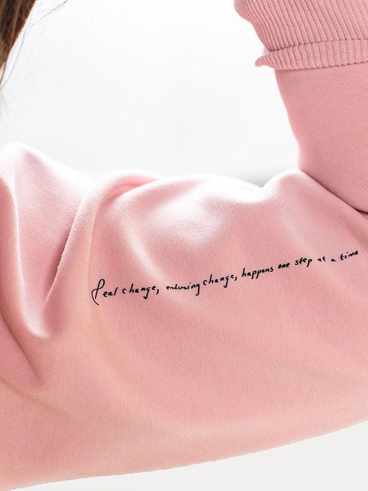 Notorious Sweater - Rose - Best premium leggings, bra, t shirt, workout clothes, activewear, ARYA Athleisure , yoga clothes, gym clothes