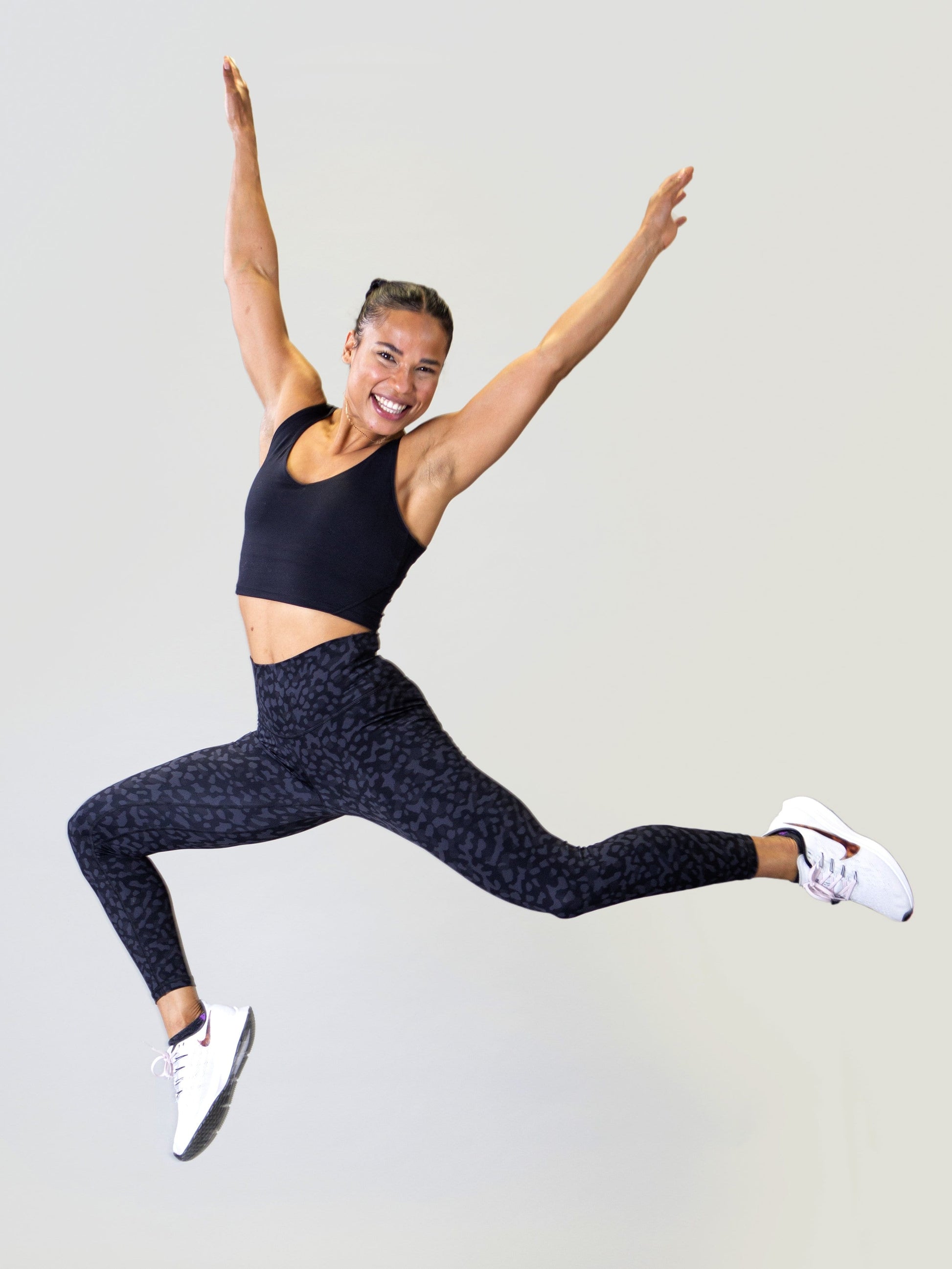 Shadow Leopard Leggings - Best premium leggings, bra, t shirt, workout clothes, activewear, ARYA Athleisure , yoga clothes, gym clothes