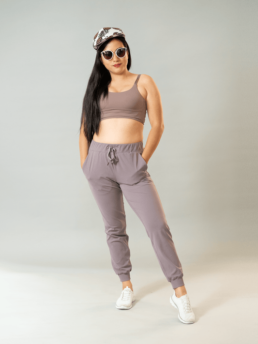 Brooklyn Joggers - Mauve - Best premium leggings, bra, t shirt, workout clothes, activewear, ARYA Athleisure , yoga clothes, gym clothes