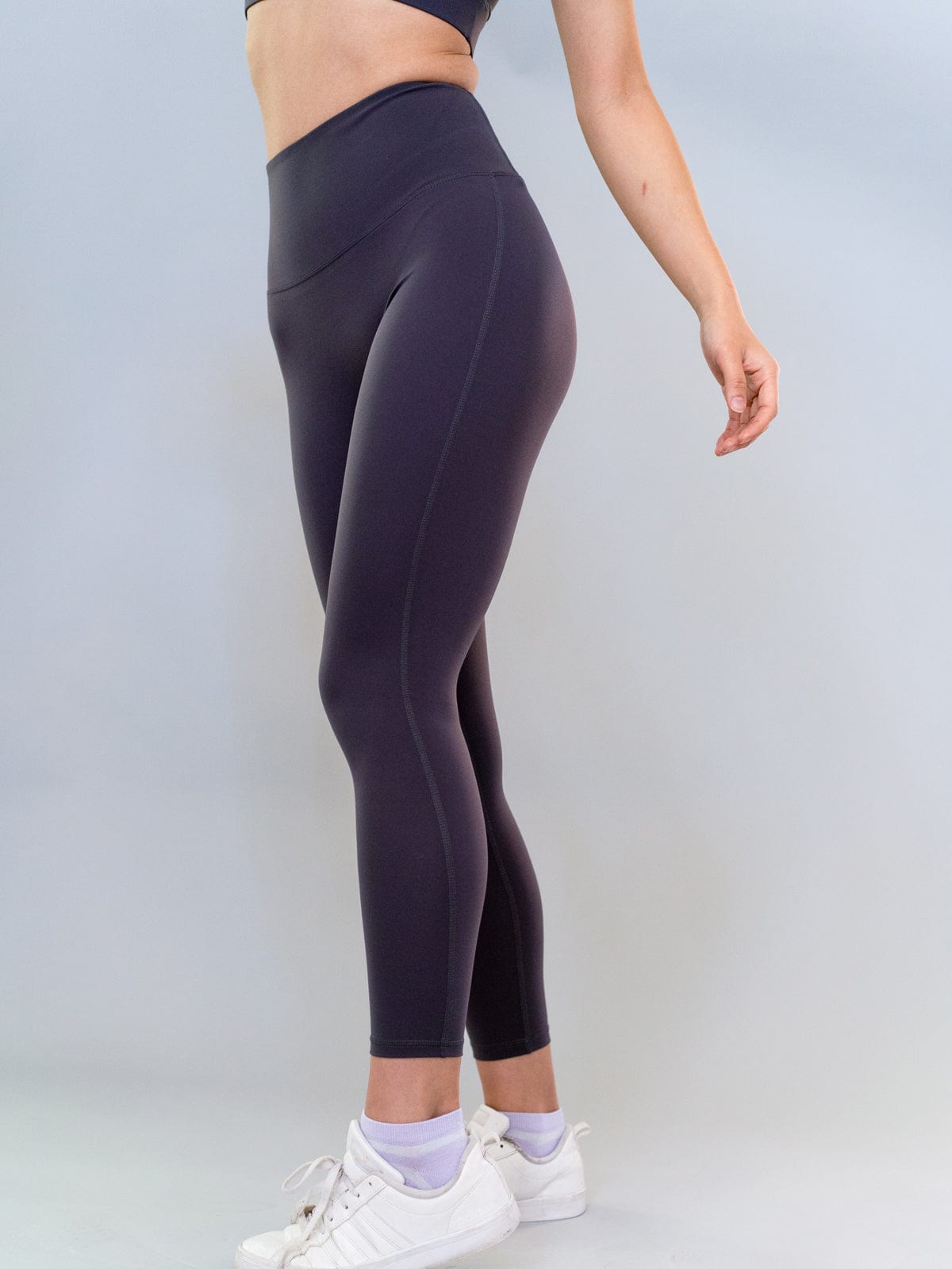 Georgia Leggings - Dark Gray - Best premium leggings, bra, t shirt, workout clothes, activewear, ARYA Athleisure , yoga clothes, gym clothes