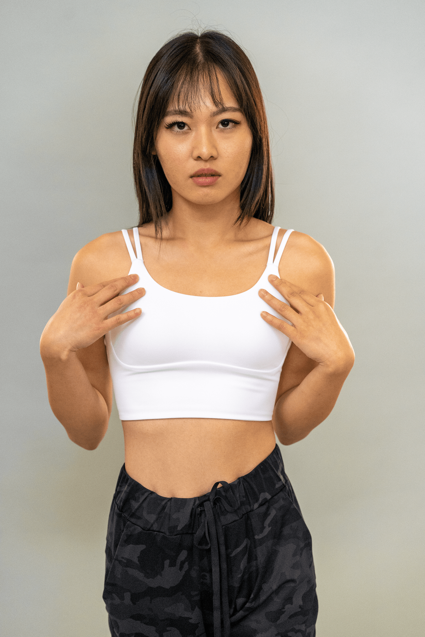 Arcadia Crop - White - Best premium leggings, bra, t shirt, workout clothes, activewear, ARYA Athleisure , yoga clothes, gym clothes