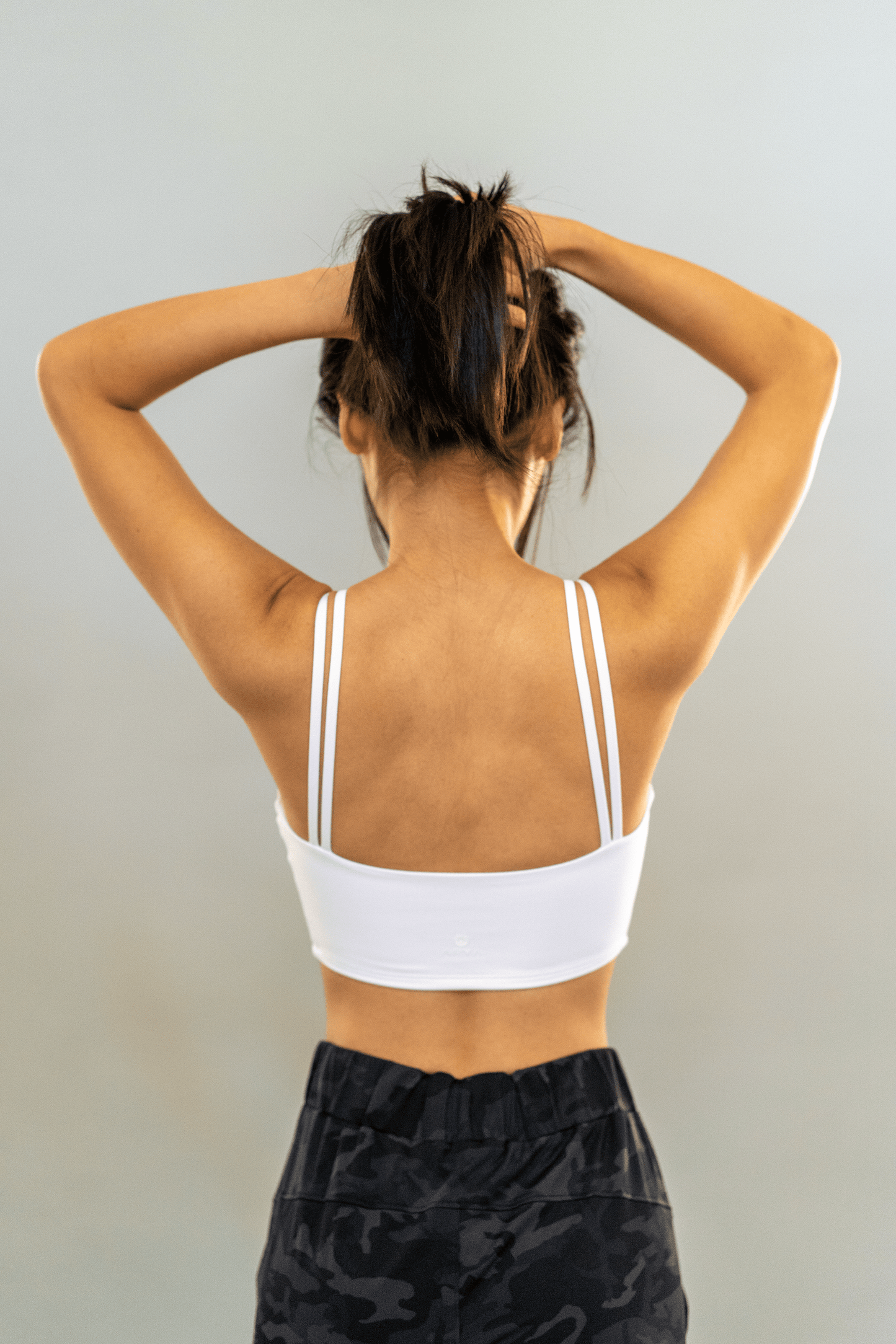 Arcadia Crop - White - Best premium leggings, bra, t shirt, workout clothes, activewear, ARYA Athleisure , yoga clothes, gym clothes