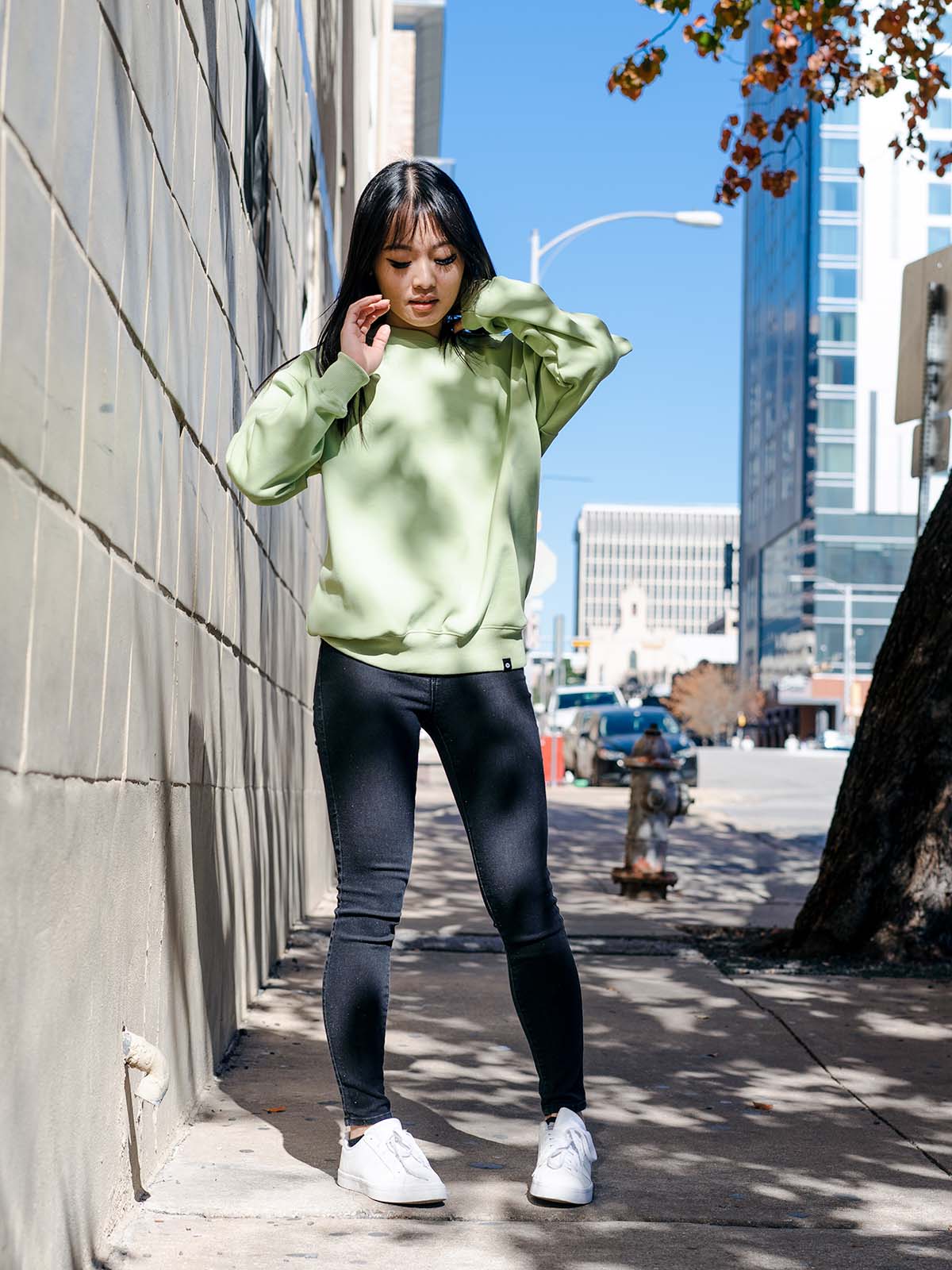 Notorious Sweater - Mint Green - Best premium leggings, bra, t shirt, workout clothes, activewear, ARYA Athleisure , yoga clothes, gym clothes