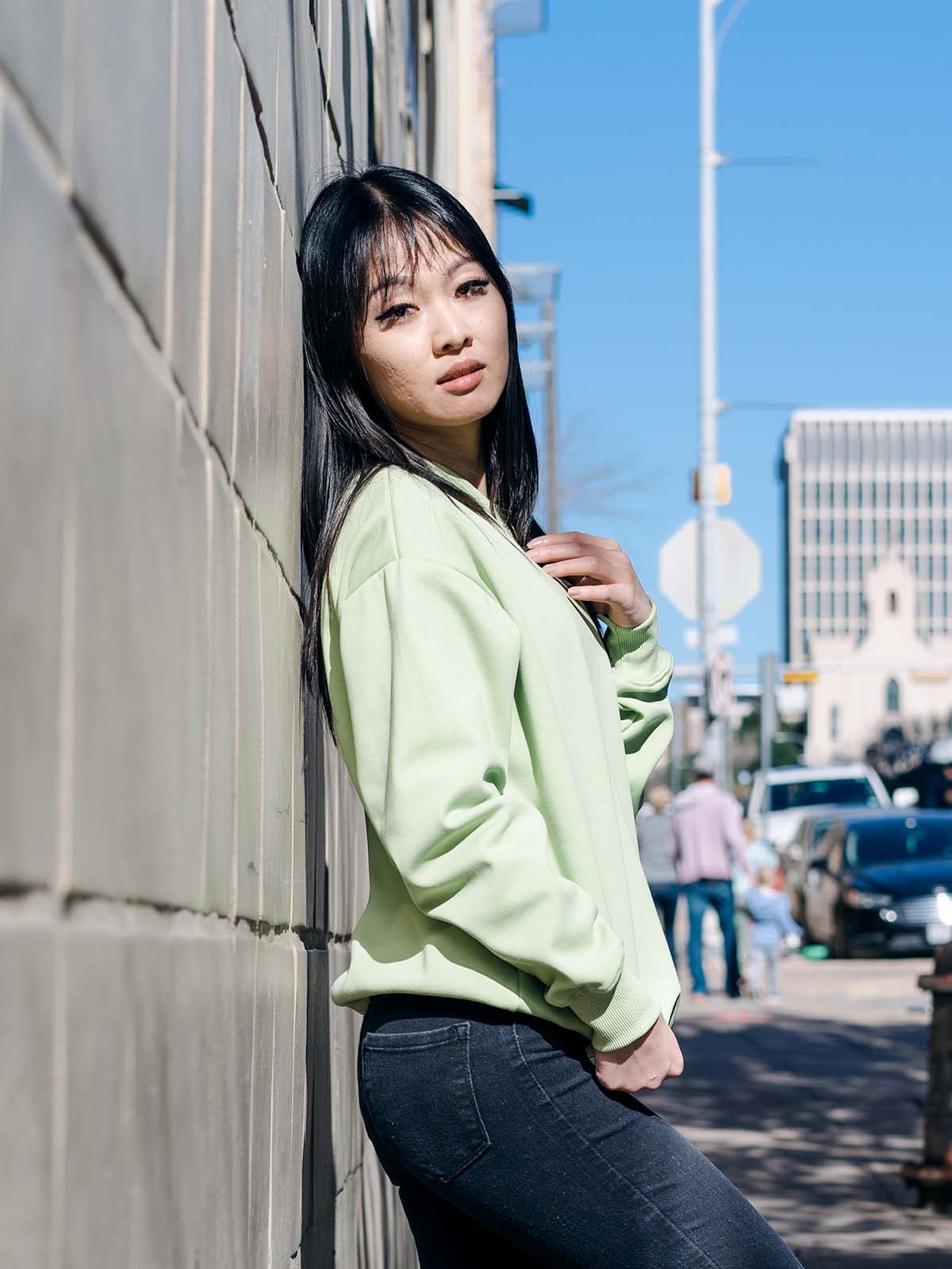 Notorious Sweater - Mint Green - Best premium leggings, bra, t shirt, workout clothes, activewear, ARYA Athleisure , yoga clothes, gym clothes