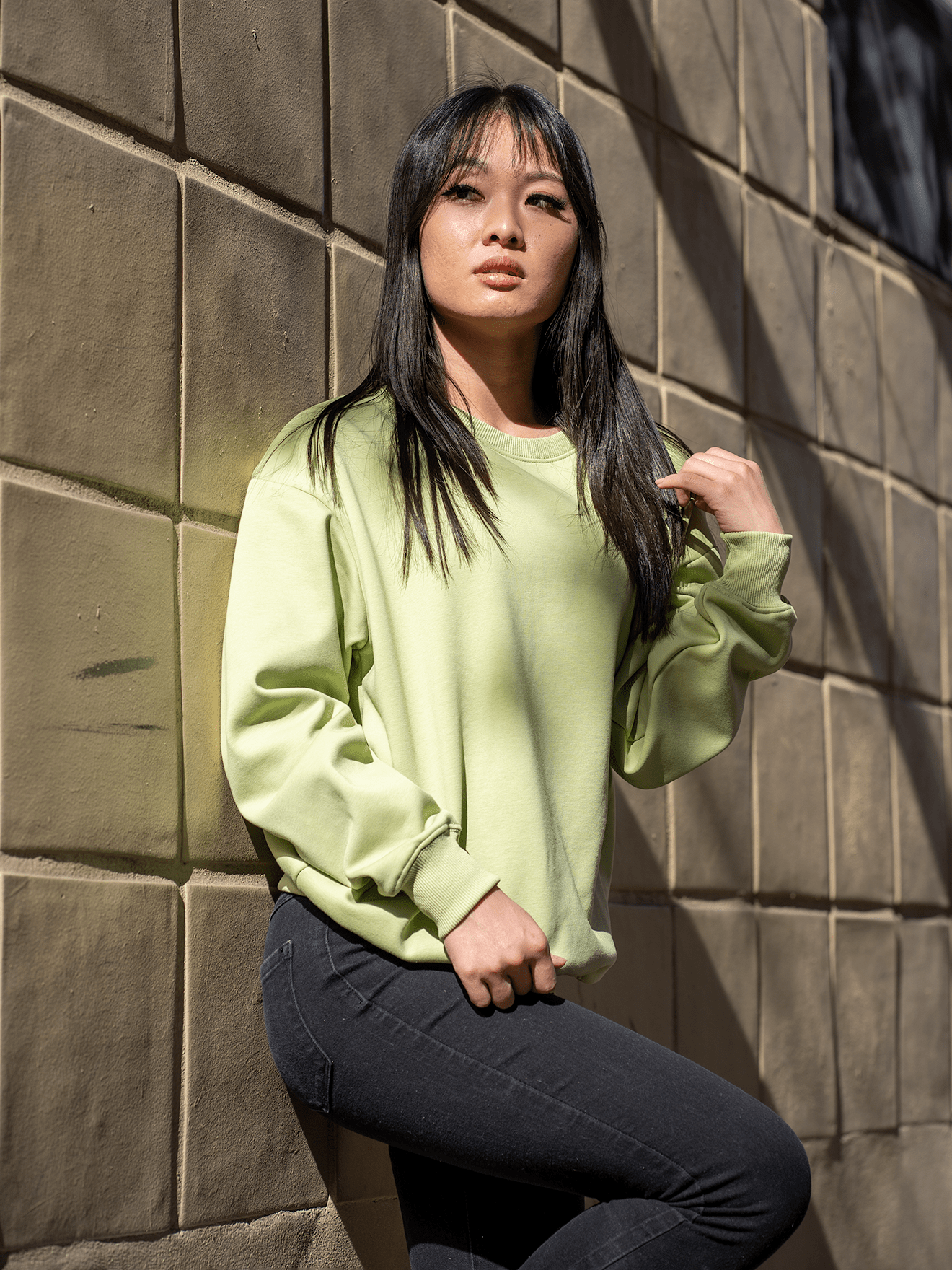 Notorious Sweater - Mint Green - Best premium leggings, bra, t shirt, workout clothes, activewear, ARYA Athleisure , yoga clothes, gym clothes