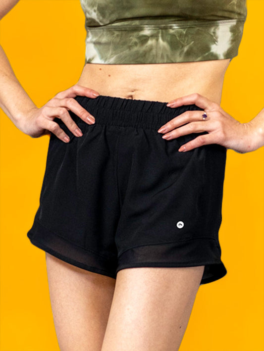 Marlo Shorts - Black - Best premium leggings, bra, t shirt, workout clothes, activewear, ARYA Athleisure , yoga clothes, gym clothes