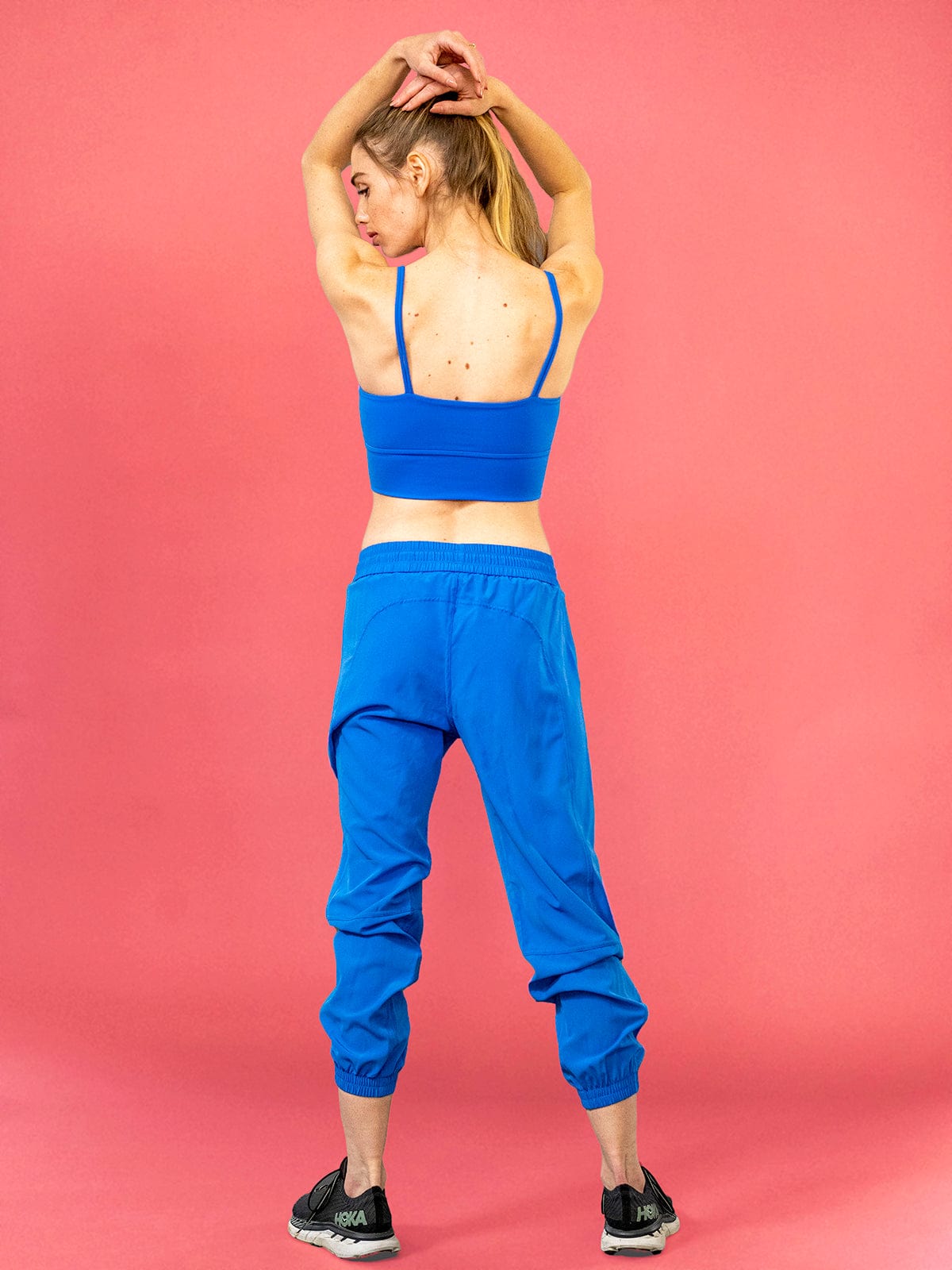 Miami Crop Bra - Blue - Best premium leggings, bra, t shirt, workout clothes, activewear, ARYA Athleisure , yoga clothes, gym clothes