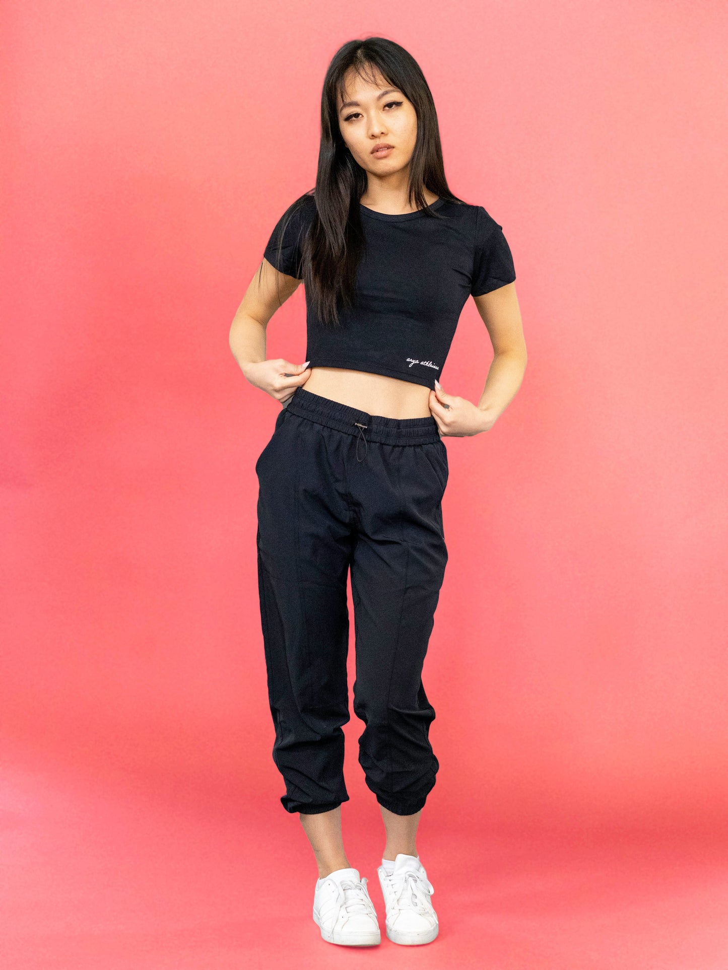 Miami Joggers - Black - Best premium leggings, bra, t shirt, workout clothes, activewear, ARYA Athleisure , yoga clothes, gym clothes