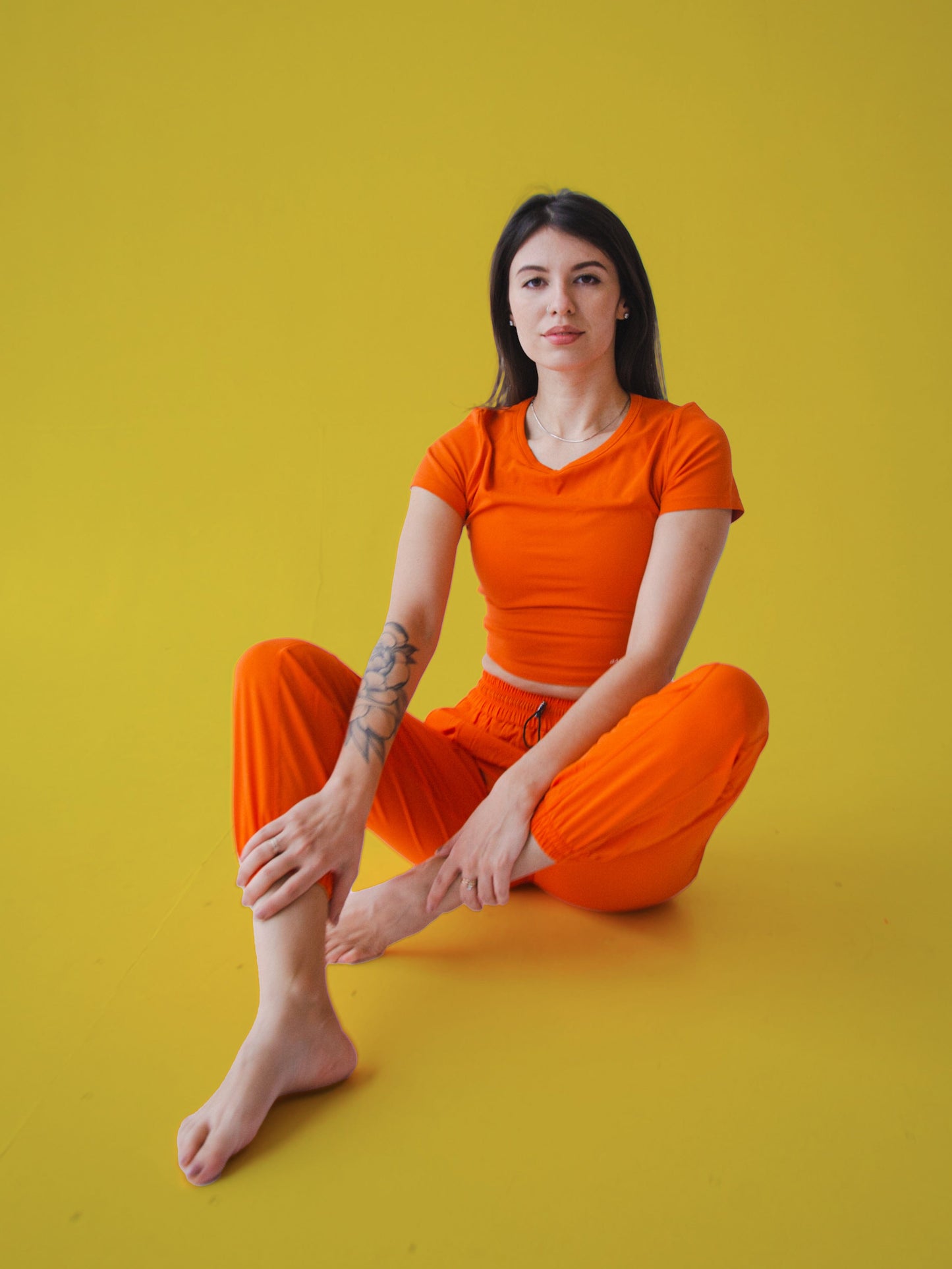 Miami Joggers - Orange - Best premium leggings, bra, t shirt, workout clothes, activewear, ARYA Athleisure , yoga clothes, gym clothes