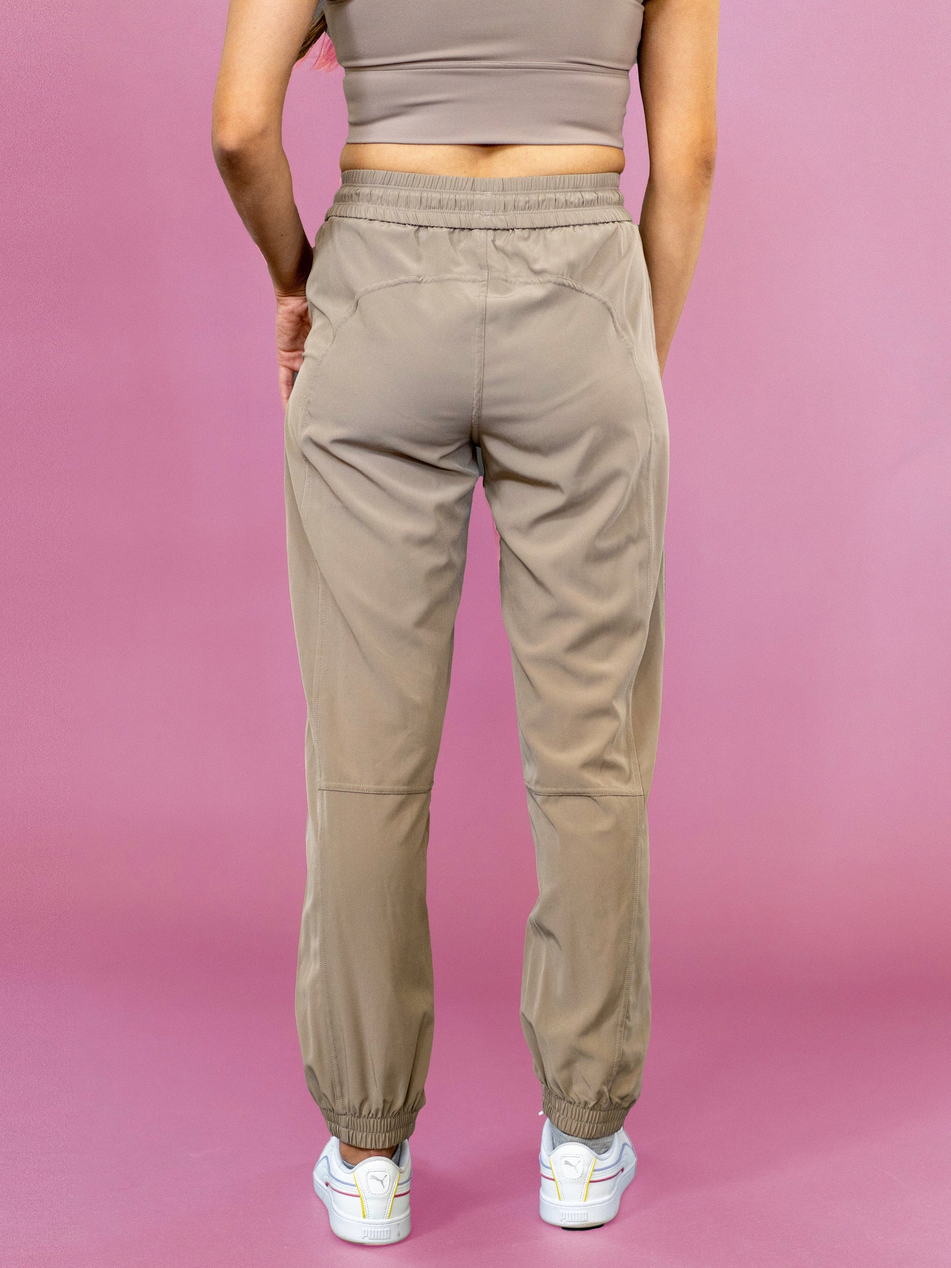 Miami Joggers - Tan - Best premium leggings, bra, t shirt, workout clothes, activewear, ARYA Athleisure , yoga clothes, gym clothes
