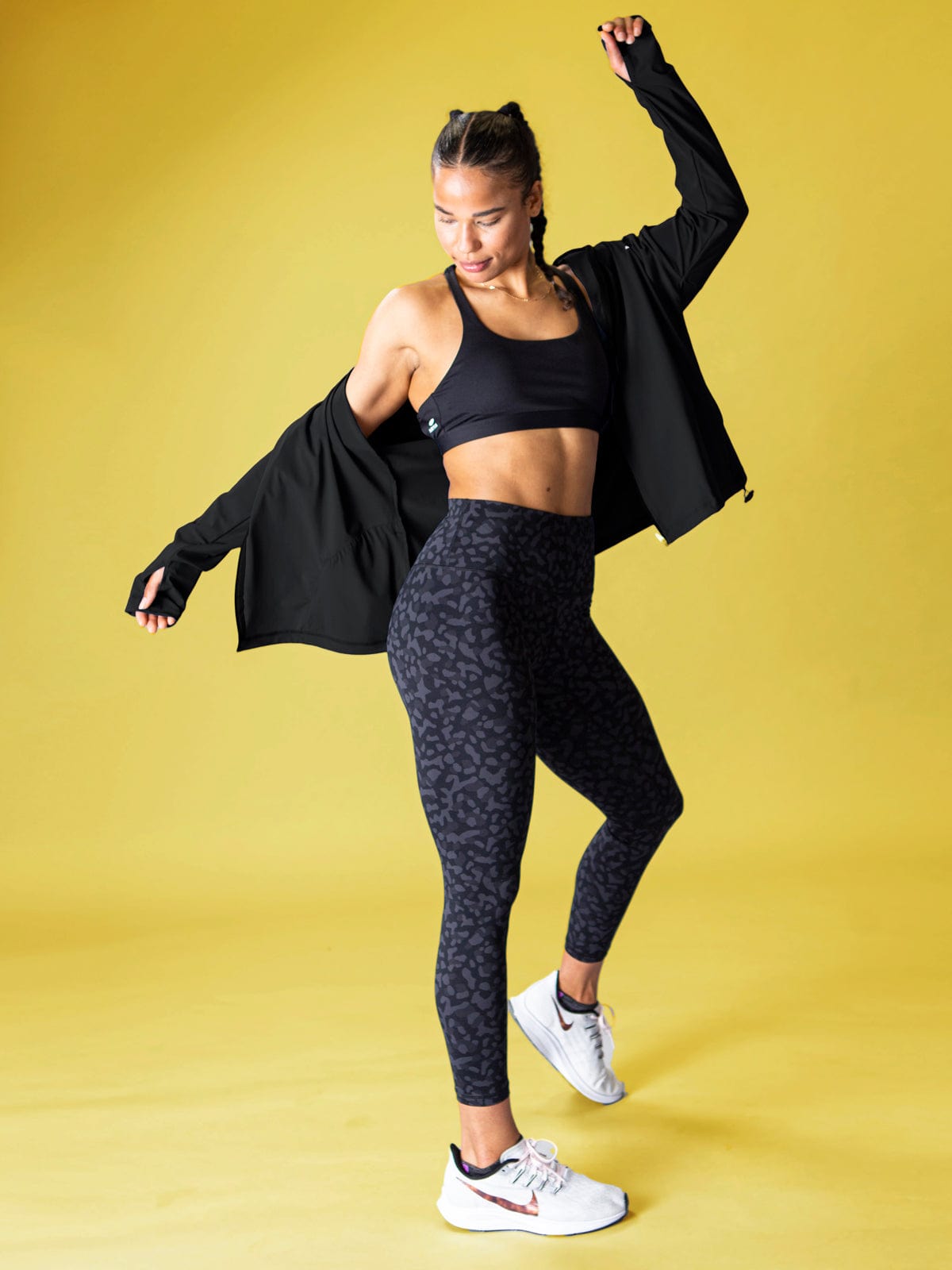 Razor Jacket - Dark Night - Best premium leggings, bra, t shirt, workout clothes, activewear, ARYA Athleisure , yoga clothes, gym clothes