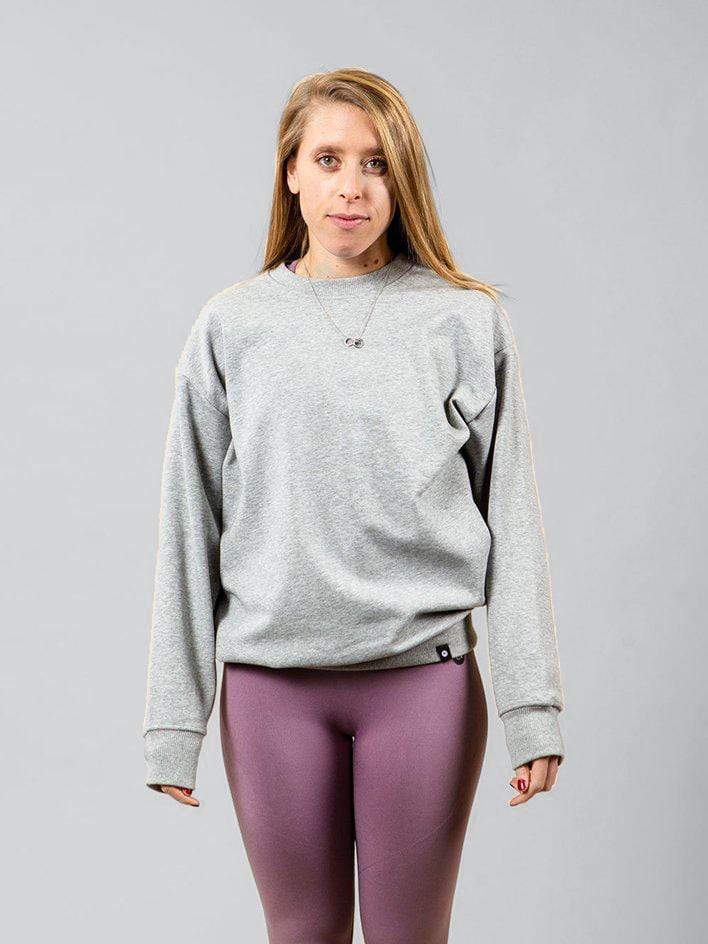 Notorious Sweater - Light Gray - Best premium leggings, bra, t shirt, workout clothes, activewear, ARYA Athleisure , yoga clothes, gym clothes