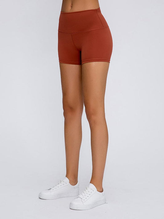 Queen's Shorts - Red Jam - Best premium leggings, bra, t shirt, workout clothes, activewear, ARYA Athleisure , yoga clothes, gym clothes